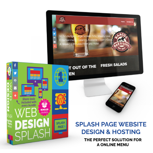 Splash Page Web Design Package