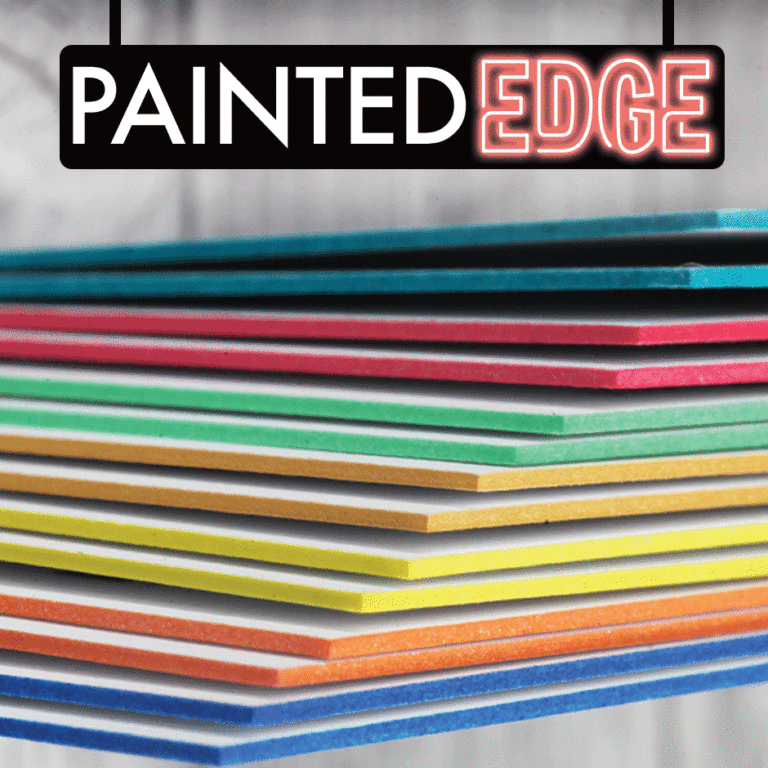 Painted edge