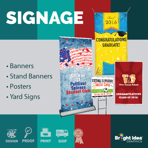 bright idea graphics education Industry signage