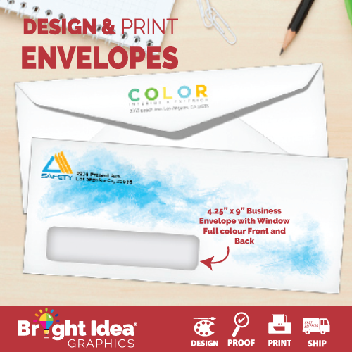 bright idea graphics envelopes design cover