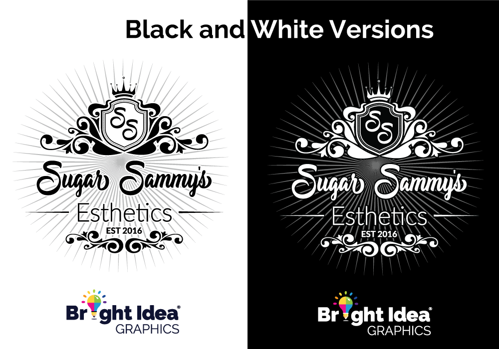 bright Idea Graphics logo design BW2 sugar sammys
