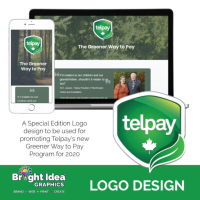 logo-design-telpay-greener-way-to-pay