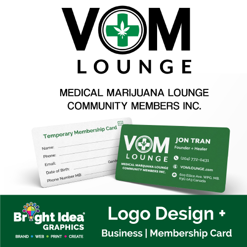VOM Lounge Logo Design