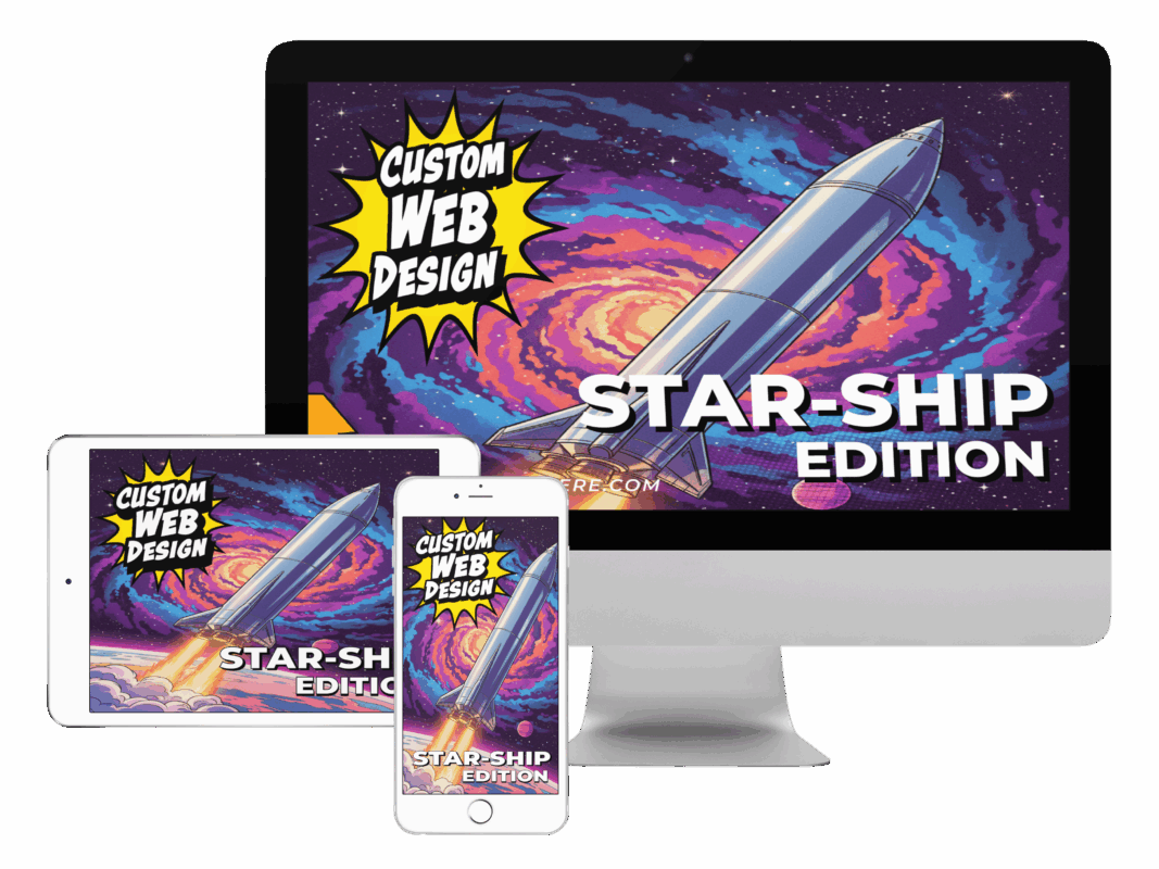 responsive mockup of an imac with a white ipad and iphone a11896 2